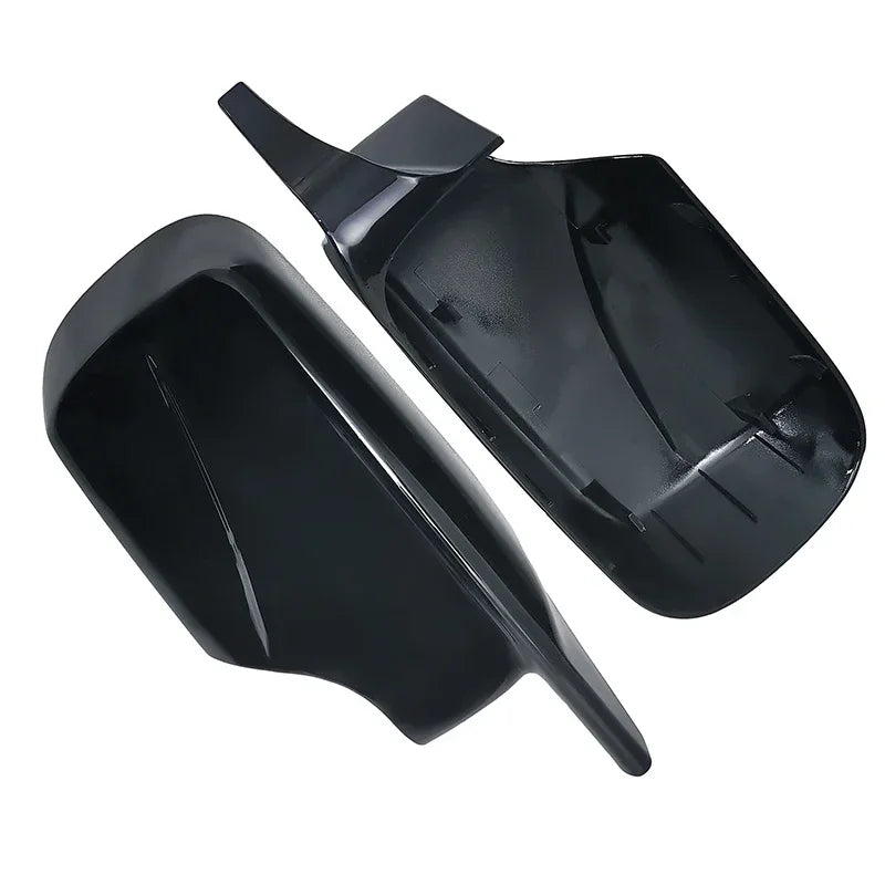 For BMW E46 E39 4 Door 3 Series 1998-2005 High Quality Door Rearview Mirror Cover Cap Side Black 2021 M3 M4 Style