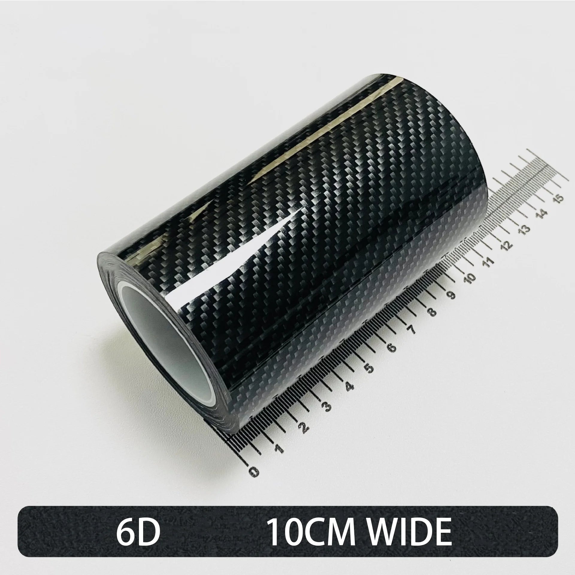 Carbon Fiber Car Stickers Self-adhesive Automotive Wrap Tape Matte Black Protective Car Film 3D Vinyl Door Strip Accessories