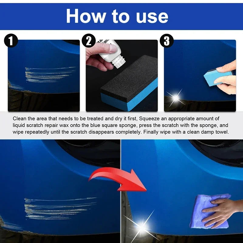 Car Scratch Removal Spray Swirl Remover Scratches Repair Polishing Auto Body Grinding Surface Coating Paint Auto Repairing Spray