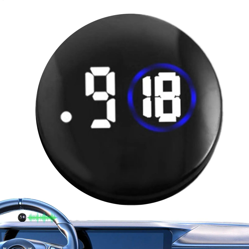 Mini Car Dashboard Clock Luminous Analog Clocks Watch Digital Car Clock Touch-sensitive Display Auto Clocks Interior Decoration