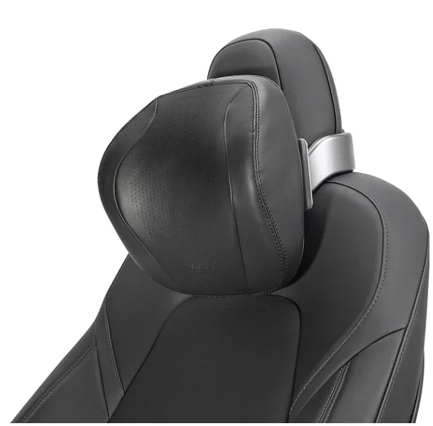 For Tesla Model Y Model 3 Headrest Pillow Adjustable Car Seat Headrest with 360°Rotating Phone/Tablet Bracket Holder Neck Rest
