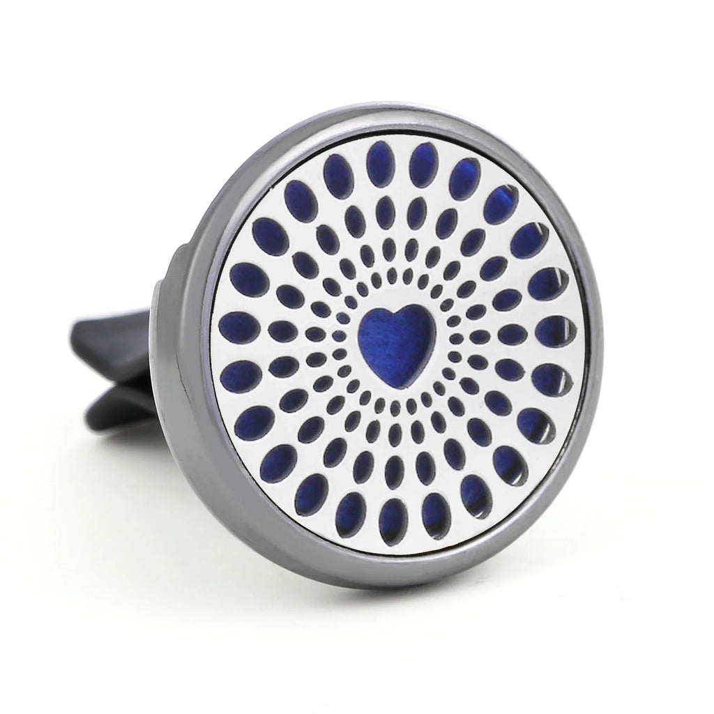 1PC Refillable Car Air Freshener Perfume Diffuser Clip with 10pcs Pads Auto Vent Interior Aromatherapy Diffuser