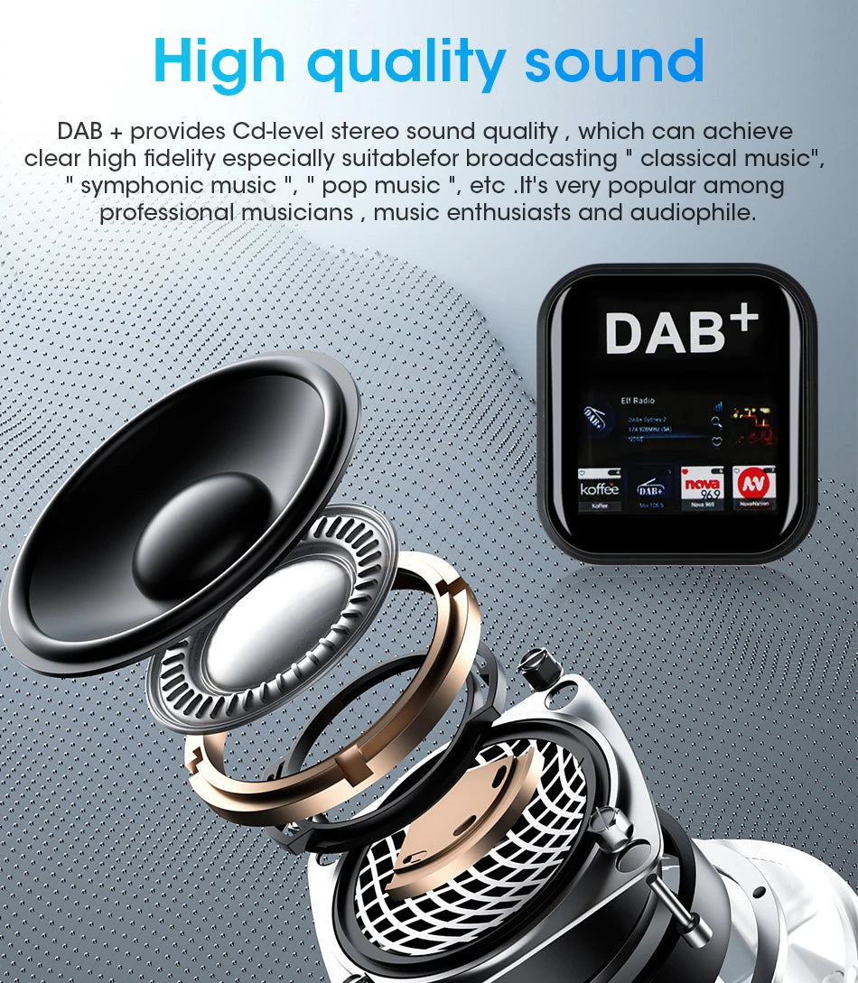 Universal DAB + Antenna Adapter Car Radio Signal Receiver Digital Audio Broadcasting GPS Stereo Receiver Player Head Unit DAB