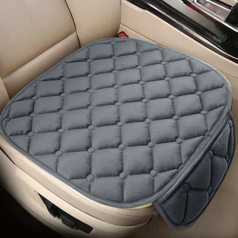 Car Seat Covers, Warm Seat Cushion Protector, Plush Seat Cover, Universal for Sedan, Hatchback, SUV, Autumn, Winter