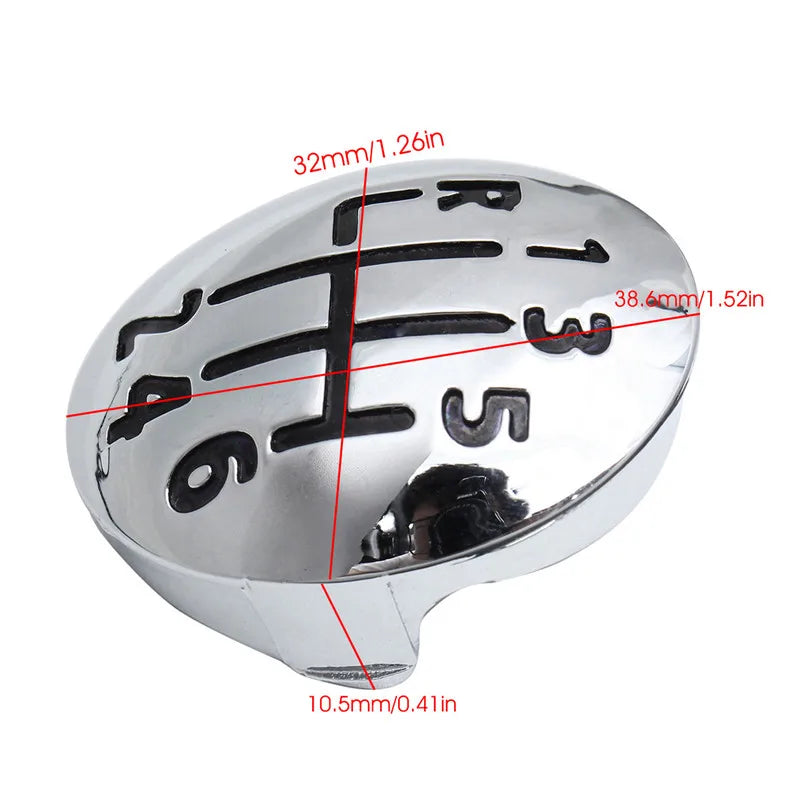 5/6 Speed Car Gear Knob Cap Cover Shift Lever Head Cover For Renault Clio Twingo Scenic Megane II 1996-2011 Gear Shift Knob