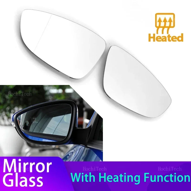 For Volkswagen VW CC 08-16, EOS Scirocco, Jetta MK6 Passat B7 Bettle A5 EU Left or Right Door Side Heated Wing Mirror Glass