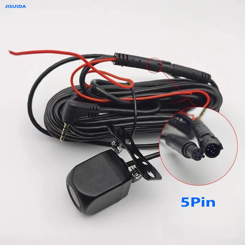 Hd reverse dashcam 5-pin full screen streaming reverse camera night vision reverse image 170 Angle full color reverse im