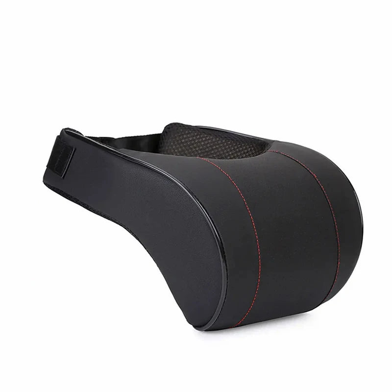 Memory Foam Car Neck Pillow PU Leather Car Headrest Neck Support Pillows Vehicle Neck Cushion Car Interior Accessories