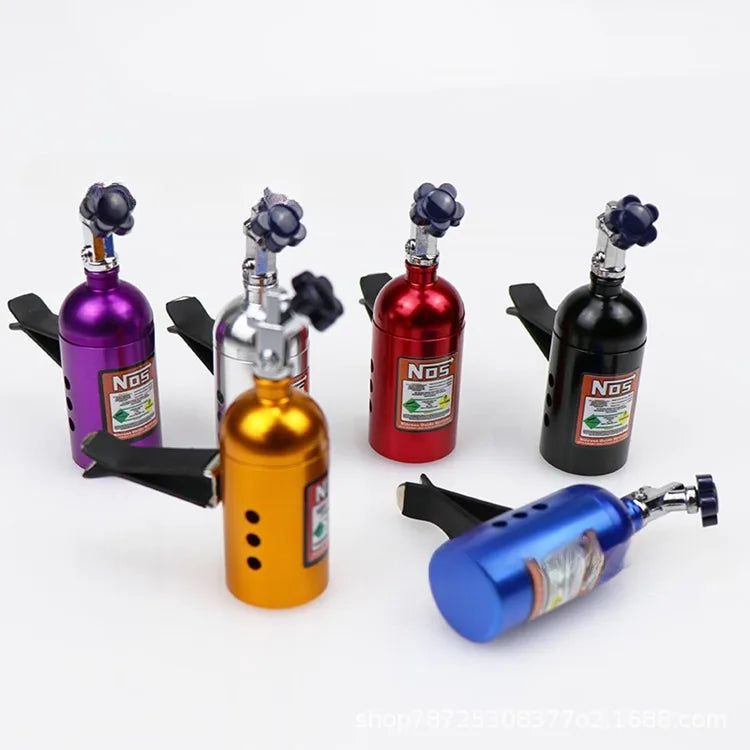 Hot Sale Car Air Freshener NOS Nitrogen Bottle Air Vent Aromatherapy Auto Aroma Outle Perfume Flavoring Fragrances Accessories