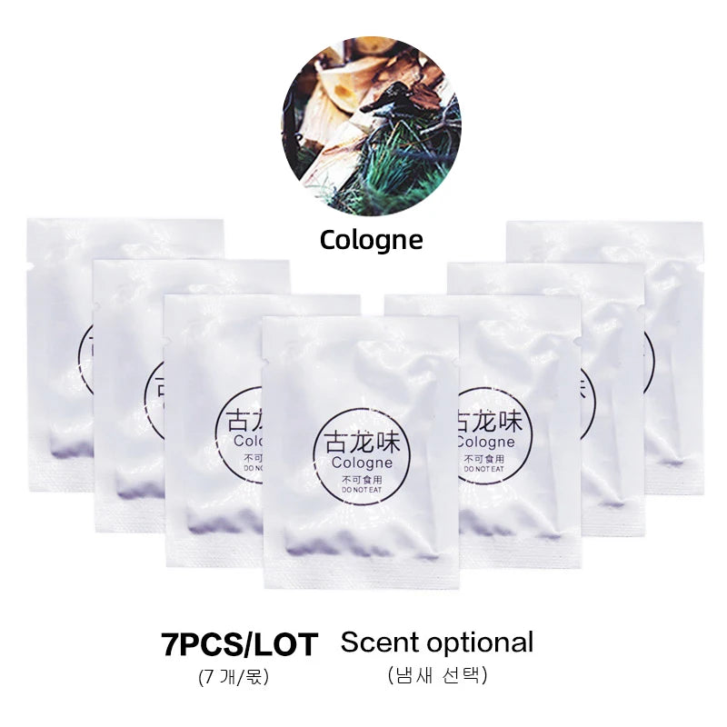 7pcs Car Air Freshener Supplement Solid Fragrance Scent Air Outlet Perfume Refill Tablets Ocean Lemon Lavender Fillers