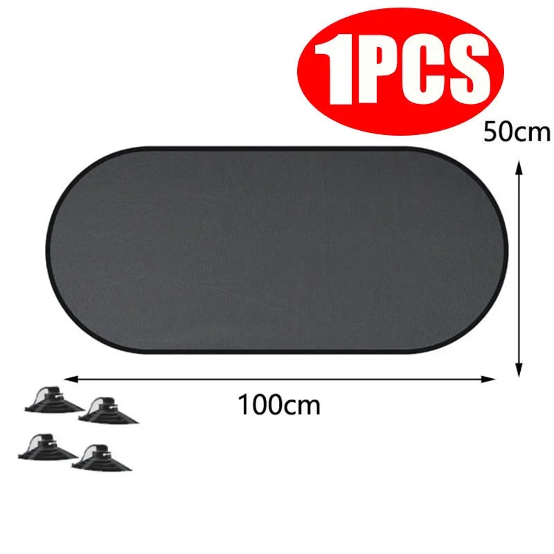 Car Window Sunshade Cover Sun UV Protection Auto Front Rear Black Window Curtain Side Glass Mesh Sunshades Accessories