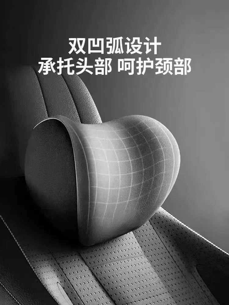 Car Headrest/Lumbar Support Car Neck Pillow Waist Cushion Driver Seat Backrest Car Cushion Driving Lumbar Support Waist Support