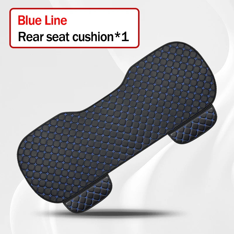 High quality Pu Leather Car Seat Cover Seat Back Soft Cushion Universal Front and Rear Car Seat Cushion Carpet Pad Four Seasons