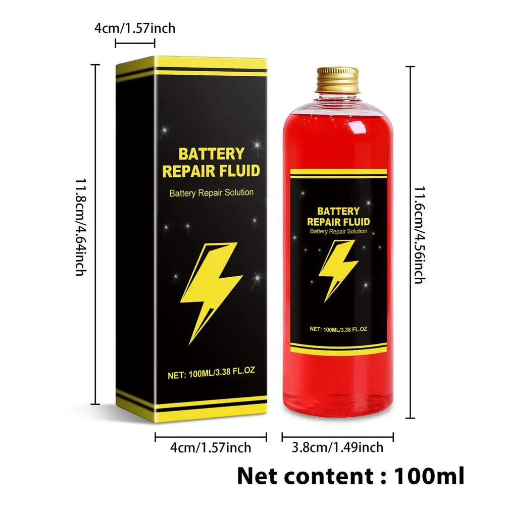 100ml Battery Repair Fluid For Car Safe  Repair Fluid Battery Restore Liquid Efficient Repair Extends Battery Life For Golf Cart