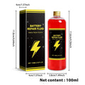 100ml Battery Repair Fluid For Car Safe  Repair Fluid Battery Restore Liquid Efficient Repair Extends Battery Life For Golf Cart