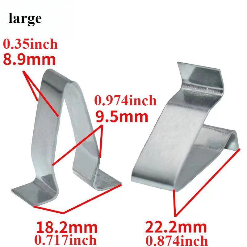 10/20/30/50pcs Metal Trim Panel Clips For Skoda For Passat  Boot Tailgate Interior Lining Car Accessory car accessories interior