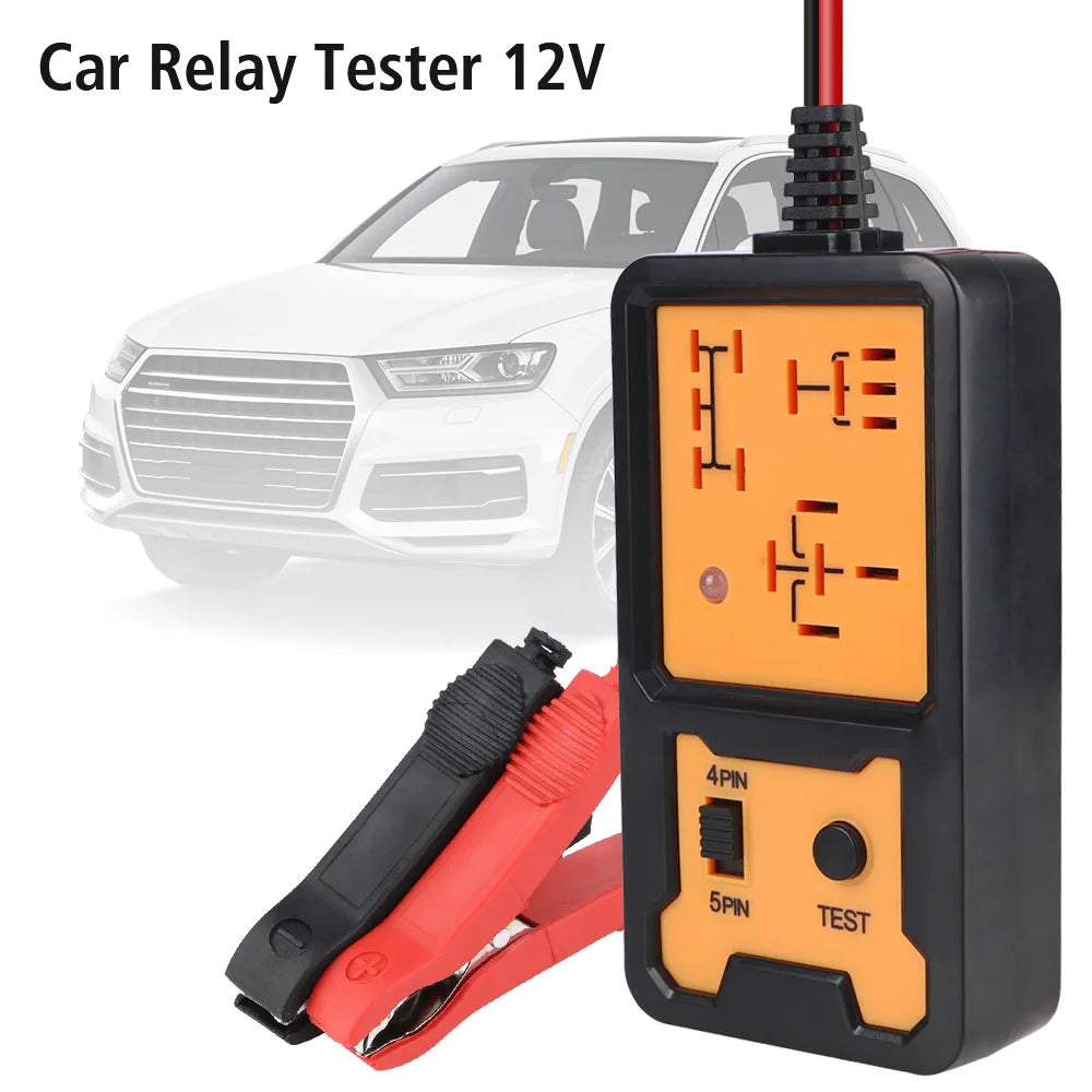 Car Battery Checker Voltage Tester Car Relay Tester Universal 12V LED Indicator Light Automotive Electronic Relay Tester
