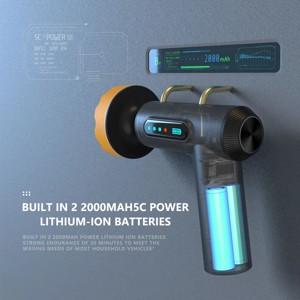 Car Polishing Sanding Machine Wireless Car Paint Scratch Repair Windscreen Glass Oil Film Remove Machine Leather Care