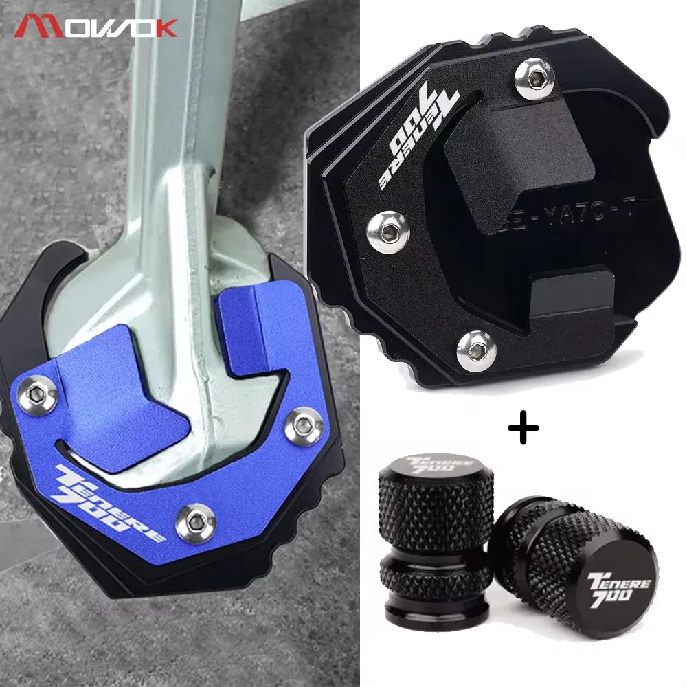 For Yamaha Tenere 700 2019 XTZ 700 T700 2019-2023 2024 2025 Motorcycle Accessories Kickstand Extension Side Stand Pad Tenere700