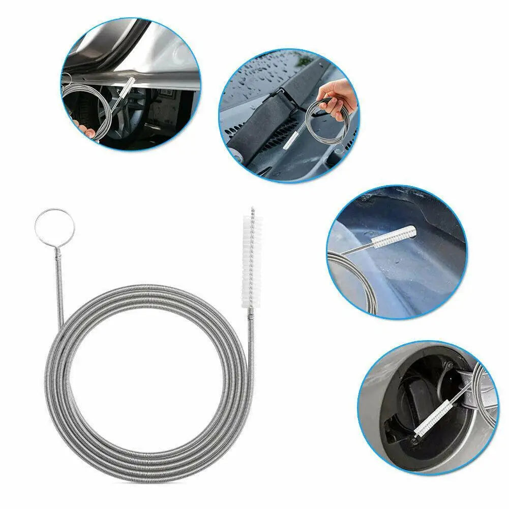 Car Drain Dredge Cleaning Scrub Brush 150cm Auto Sunroof Long Hoses Detailing Cleaning Tool Car Accessories for Benz