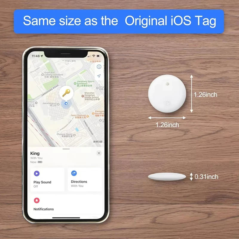 New Mini GPS Tracker For Apple iOS System Find My APP Air Tag Child Finder Pet bike Bag Loss Tracker Smart Bluetooth Airtag