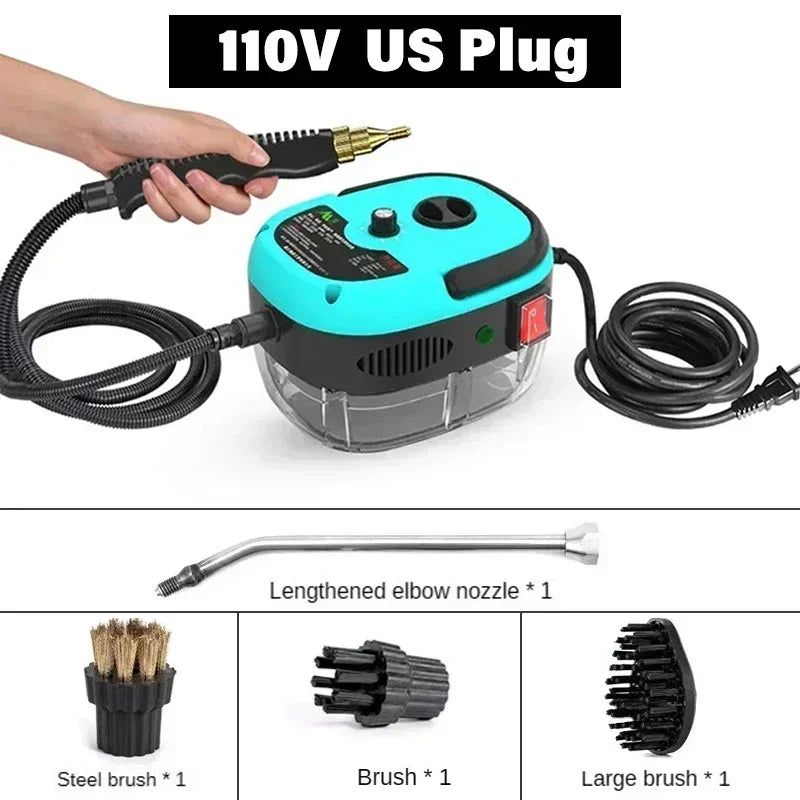 2500W Car Steam Cleaning Handheld Steam Cleaner High Pressure Steam Cleaner High Temperature Steam Cleaner for Home Kitchen