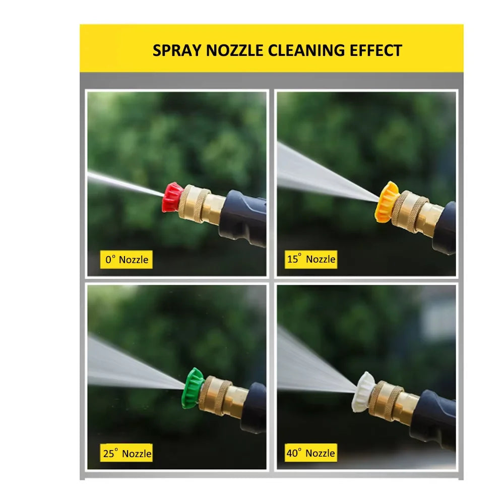 Pressure Washer Quick Connector 1/4" to Spray Gun Wand Lance Bayonet Adapter 1/4" quick disconnect release fitting for Karcher