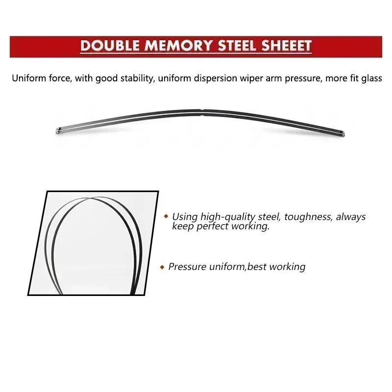 Car Wiper RHD & LHD Front Wiper Blades 20"+19" For Toyota MR2 Spyder 2000-2005 Fit U Hook Arm Windshield Windscreen Front Window