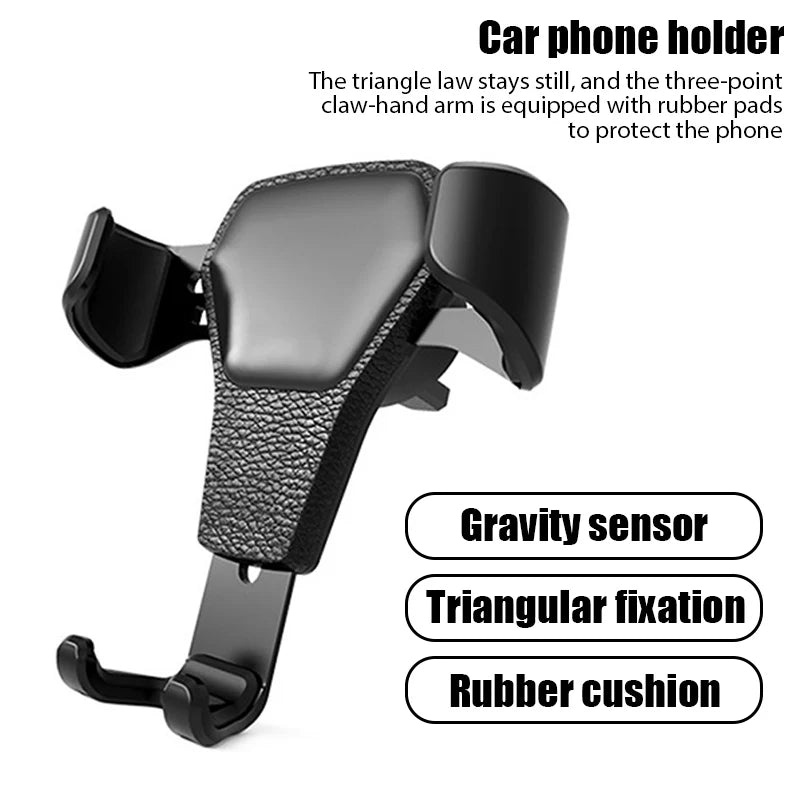 NEW Gravity Car Holder For Phone Air Vent Clip Mount Mobile Cell Stand Smartphone GPS Support For iPhone Mobile Phone