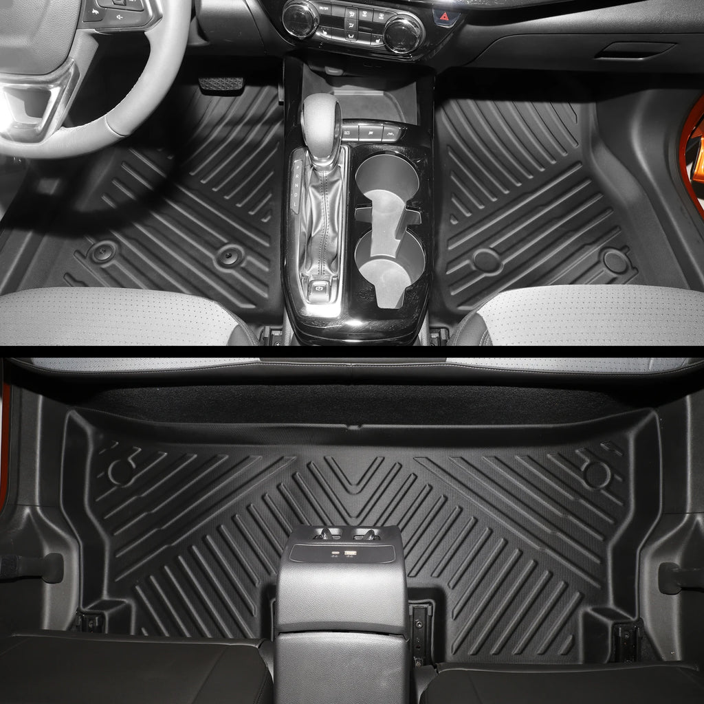 for Chevy/Chevrolet Trax 2024 2025 2026 Car Floor Mats Cargo Liner Trunk/Backrest Mat TPE 3D Left Rudder