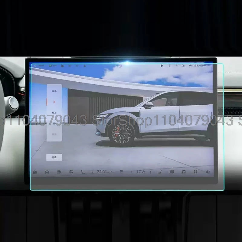 Tempered Glass screen Protector For ZEEKR 7X 2024 2025 car gps Navigation TouchScreen anti-scratch Accessories