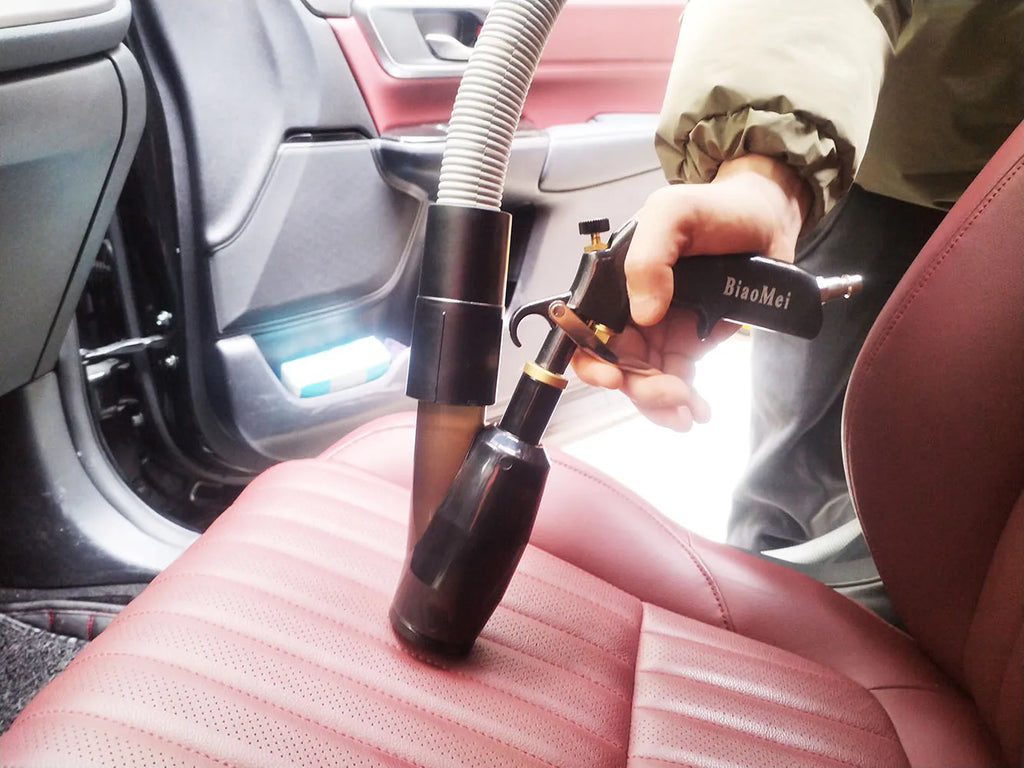 Car Interior Detailing Air Tornado Blow Gun &vacunm Gun ,Tornador Cleaning Gun Quickly Blasts Dirt and Dust