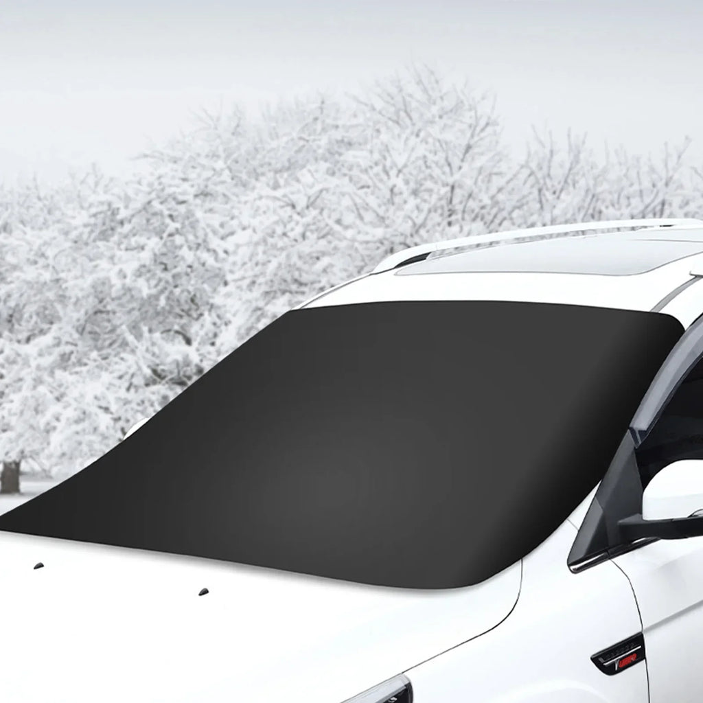 Car Snow Cover With Magnets Sunshade Cover Car Windshield Shade Waterproof Protector Cover For Winter Car Windscreen Cover