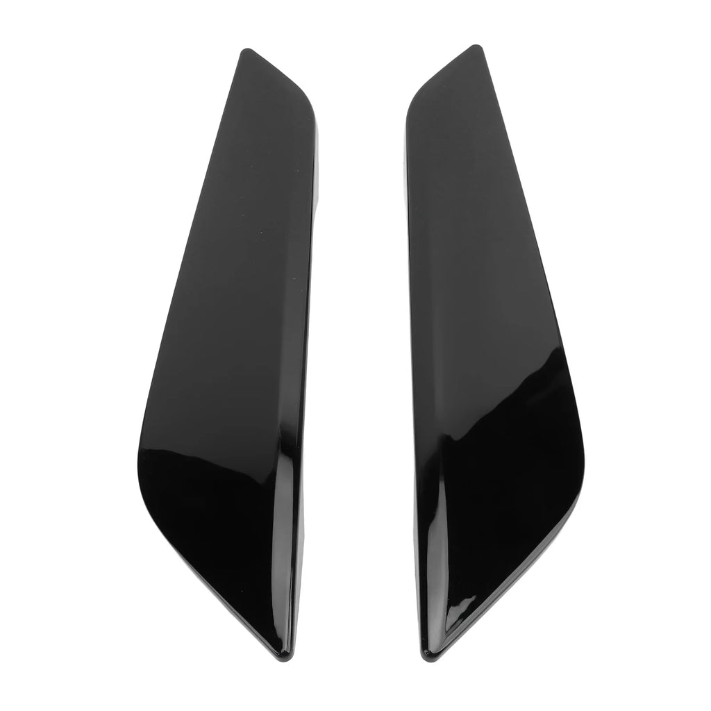 1 Pair Car Front Side Air Duct Trim 51747439014 Left Right Black Side Wing Air Outlet Cover for BMW 5 Series G30 G31 2017-2023