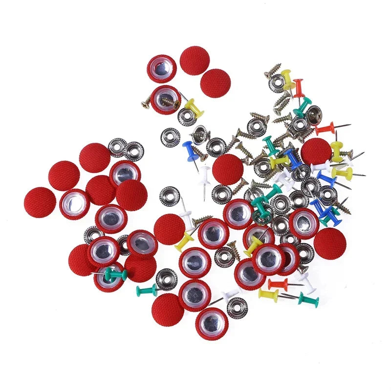 10/30/60Pcs Car Interior Roof Buckles Headliner Ceiling Cloth Fixing Screw Care Fabric Buckle Rivets Retainer Cap Repair Tools