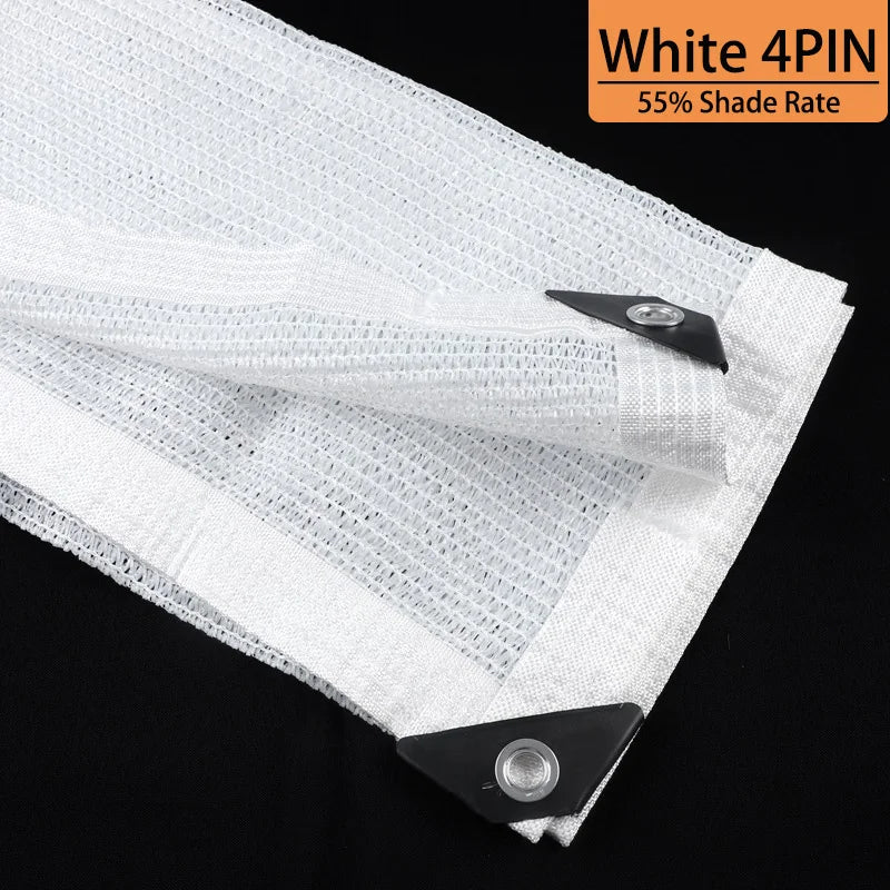 White HDPE Sun Shade Net Anti UV Outdoor Canopy Flower Garden Succulent Plant Cover Summer Gazebo Balcony Terrace Shading Nets