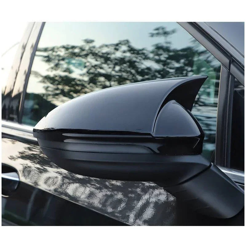 Car Side Mirror Cover For VW Golf 8 MK8 GTE GTD GTI R-Line 2020-2022 Rearview Mirror Cover Trim Wing Cap Exterior Rear View Case