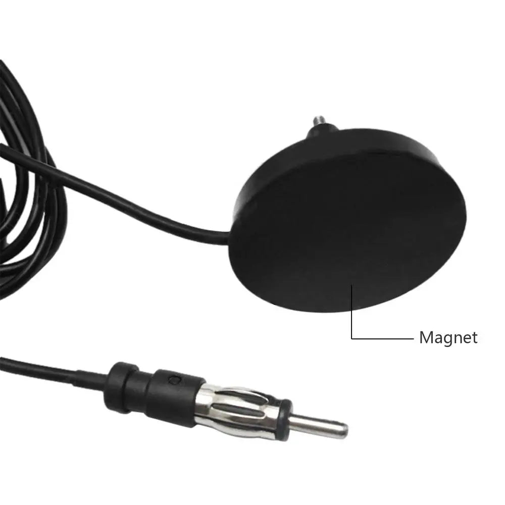 Car Antenna AM FM Radio Antenna Signal Amplifier Booster with Magnetic Base Radio Antenna For Caravans Truck 88-108MHz
