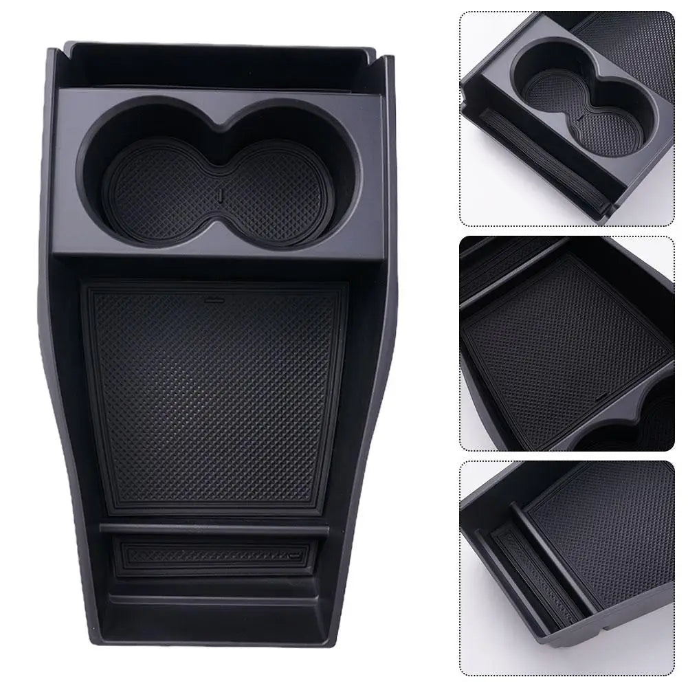 For Hyundai IONIQ 5 2022 2023 Armrest Storage Box Cup Holder Organizer Tray Center Console Stowing Tidying Car Accessories
