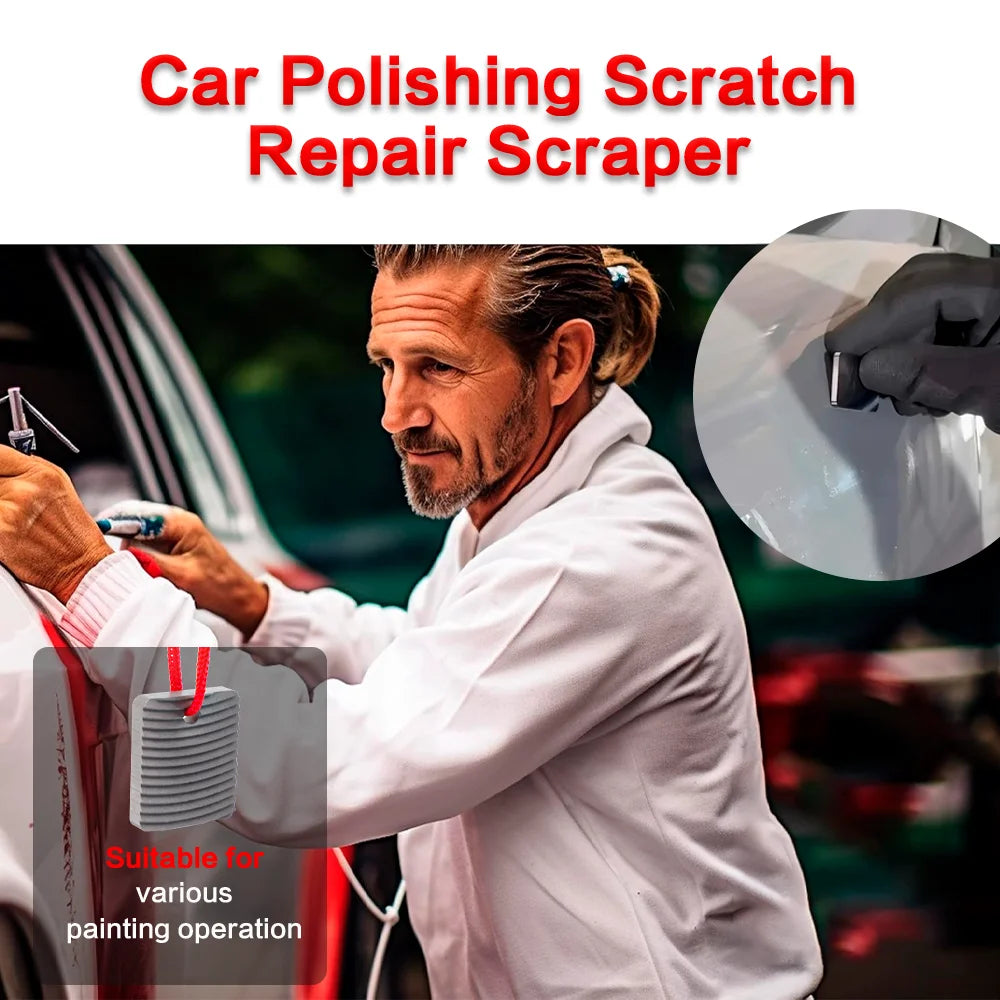 Car Paint Spot Repair Scraper Professional Paint File Quickly Removes Paint Spots/Runs/Stains Without Damaging The Paint Surface