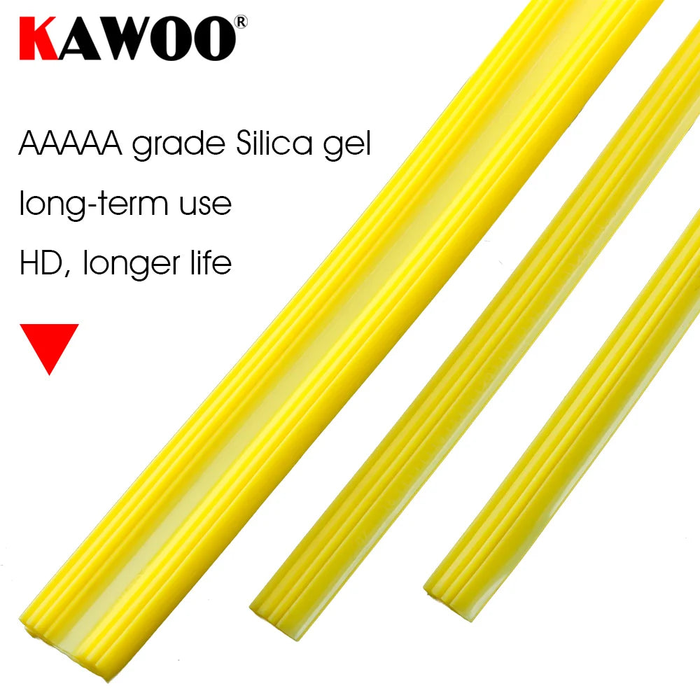 2pcs Car Wiper Blades Silica gel Silicon Refill Strips for Frameless Wiper 6mm 12"14"15“16"17"18"19"20"21"22"24"25"26"28"30"32"