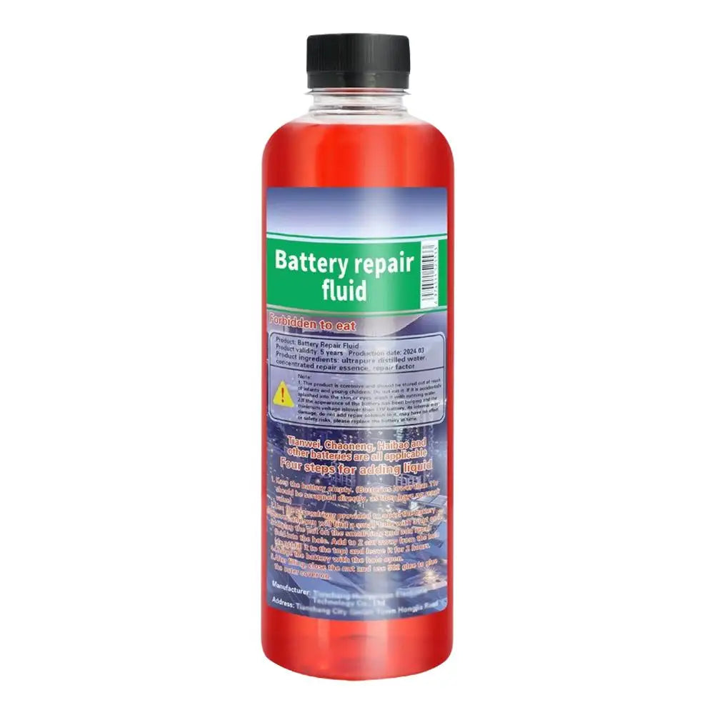 500ml Car Battery Repair Liquid Solution Battery Acid Solution For Battery Renewal Acid Battery Restore Liquid Terminal Cle