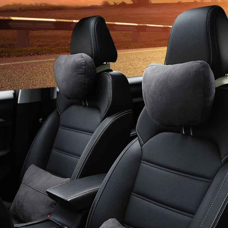 Top Quality Car Headrest Neck Support Seat Soft Neck Pillow Breathable For Maybach S Class Design Universal Protector Neck