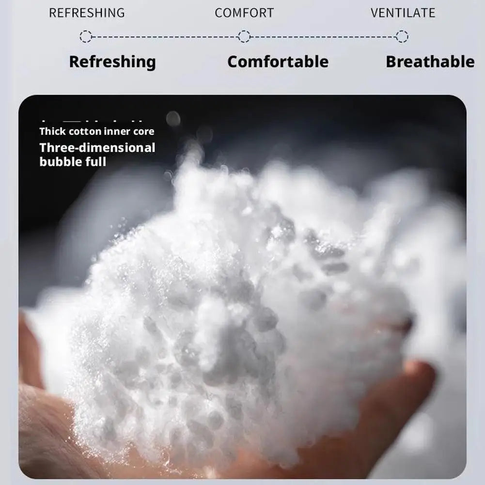 1/2Pcs 3D Car Neck Pillow Car Seat Headrest Pillow Auto Memory Cotton Protector Cushion For Universal Travel Car Head Support