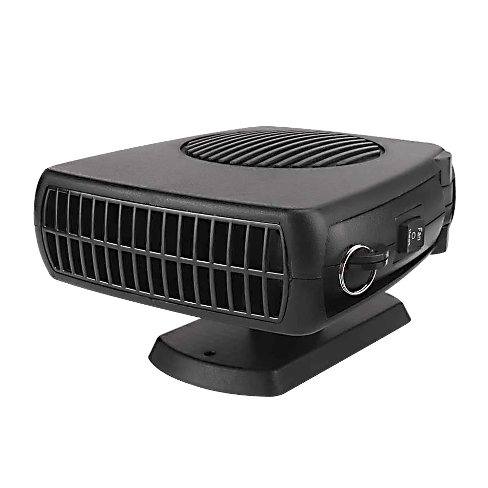 150W Car Heater 12V Electric Cooling Heating Fan Electric Heater Fan Windshield Defogging Demister Defroster Car Supplies