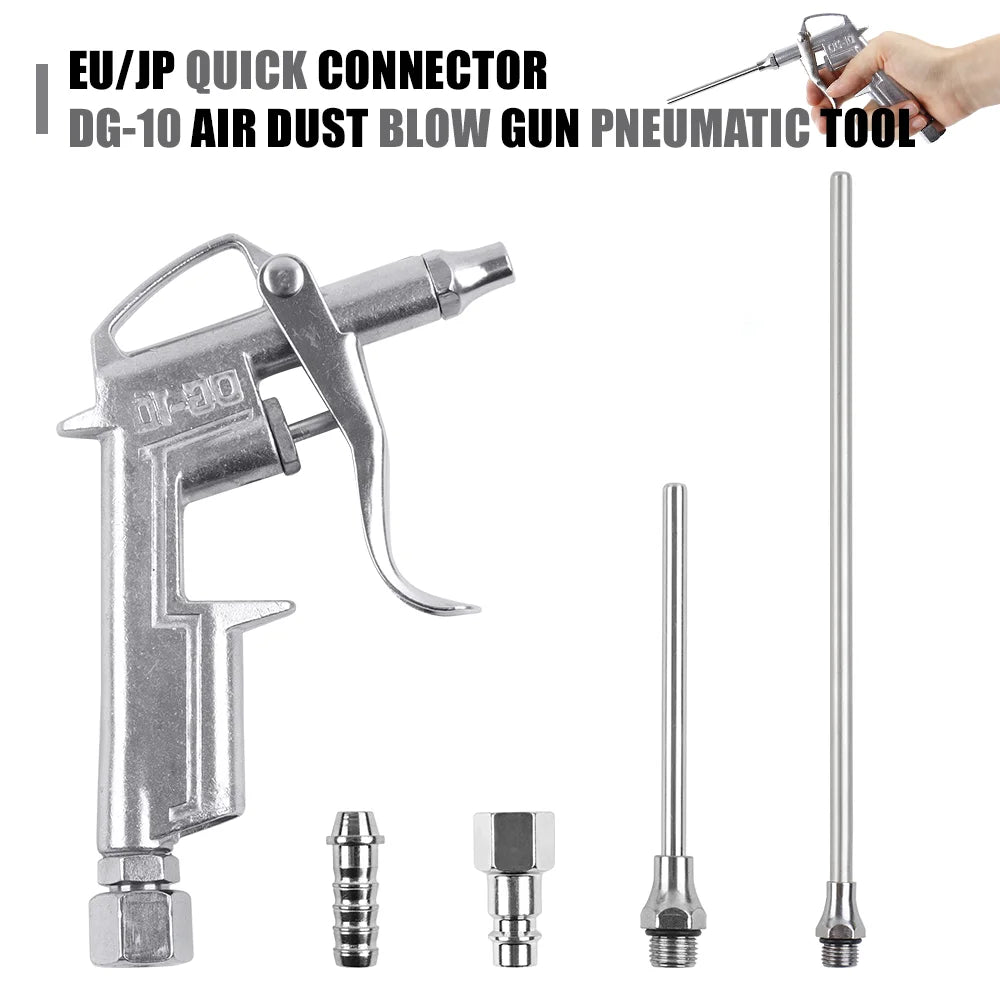 Mini DG-10 Air Dust Blow Gun Pneumatic Tool Compressor Dust Blower Dirt Cleaner Air Compressor Parts Portable Cleaning Supplies