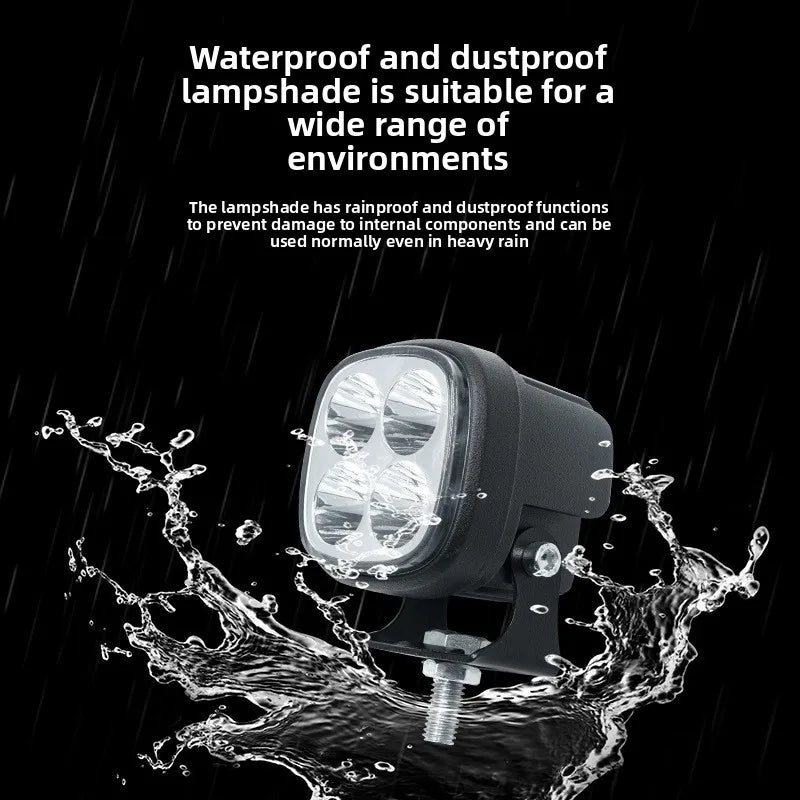 60W Led Work Spotlights 12V/24V Pod Lights Headlights for Motorcycles Flood Led Bar Fog Lights for Car Truck 4x4 Off Road ATV