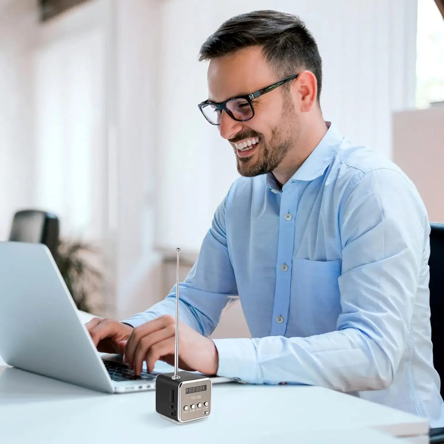 Mini Wireless Bluetooth Speaker Portable MP3 Player FM Radio Music Sound Box Support TF Card U Disk Loud Speaker