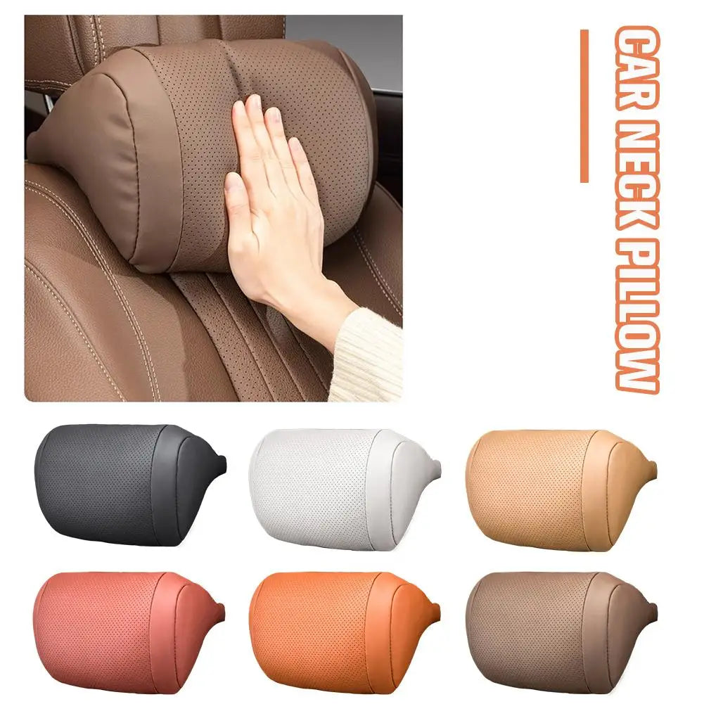 1/2Pcs 3D Car Neck Pillow Car Seat Headrest Pillow Auto Memory Cotton Protector Cushion For Universal Travel Car Head Support