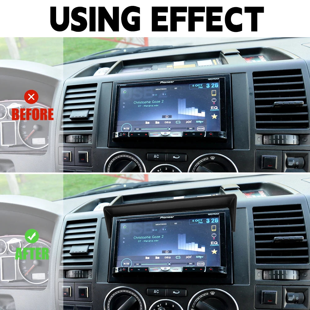 1/2PCS Car Center Console Sunshade For Volkswagen T5  ABS Sun Visor Accessories